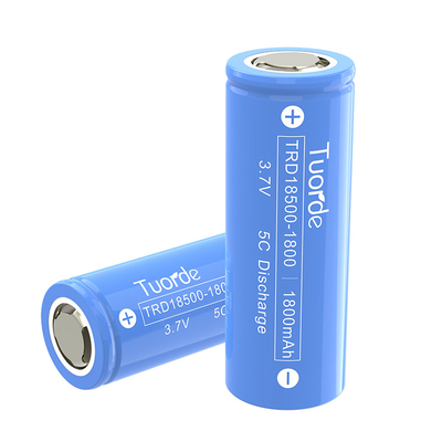 18500 цилиндрическая литийная батарея 1800mAh 5C разряд