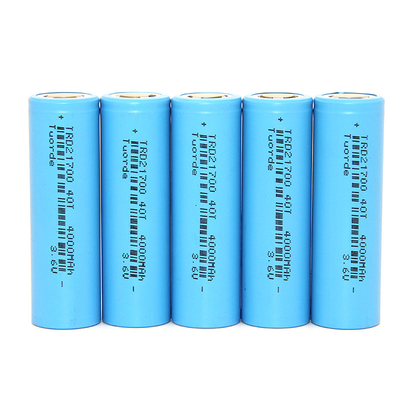 Компактный литий-ион 21700 аккумулятор 4000mAh 3.6V 21mm X 70mm Энергоэффективный 50A разряд