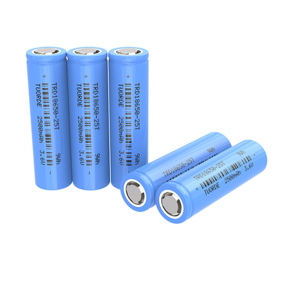 Электромобильный литийный аккумулятор с высоким разрядом 18650 2500mAh 12C литий-ионный цилиндрический элемент