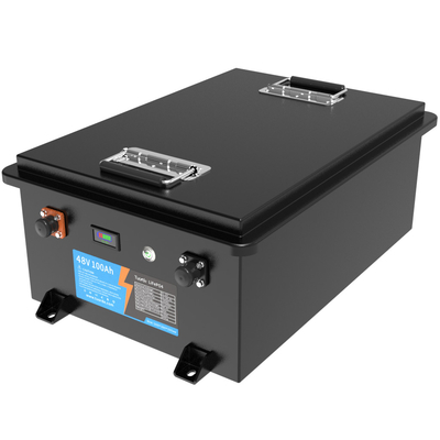 LiFePO4 Литийные батареи 48V 100Ah 51.2V BMS для гольф-кара