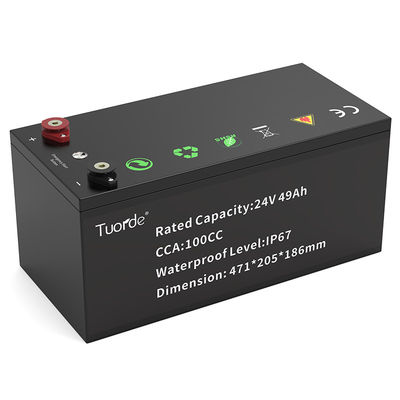 Низкотемпературная батарея LTO 24V 49AH для грузовиков с продолжительностью службы 20000 циклов